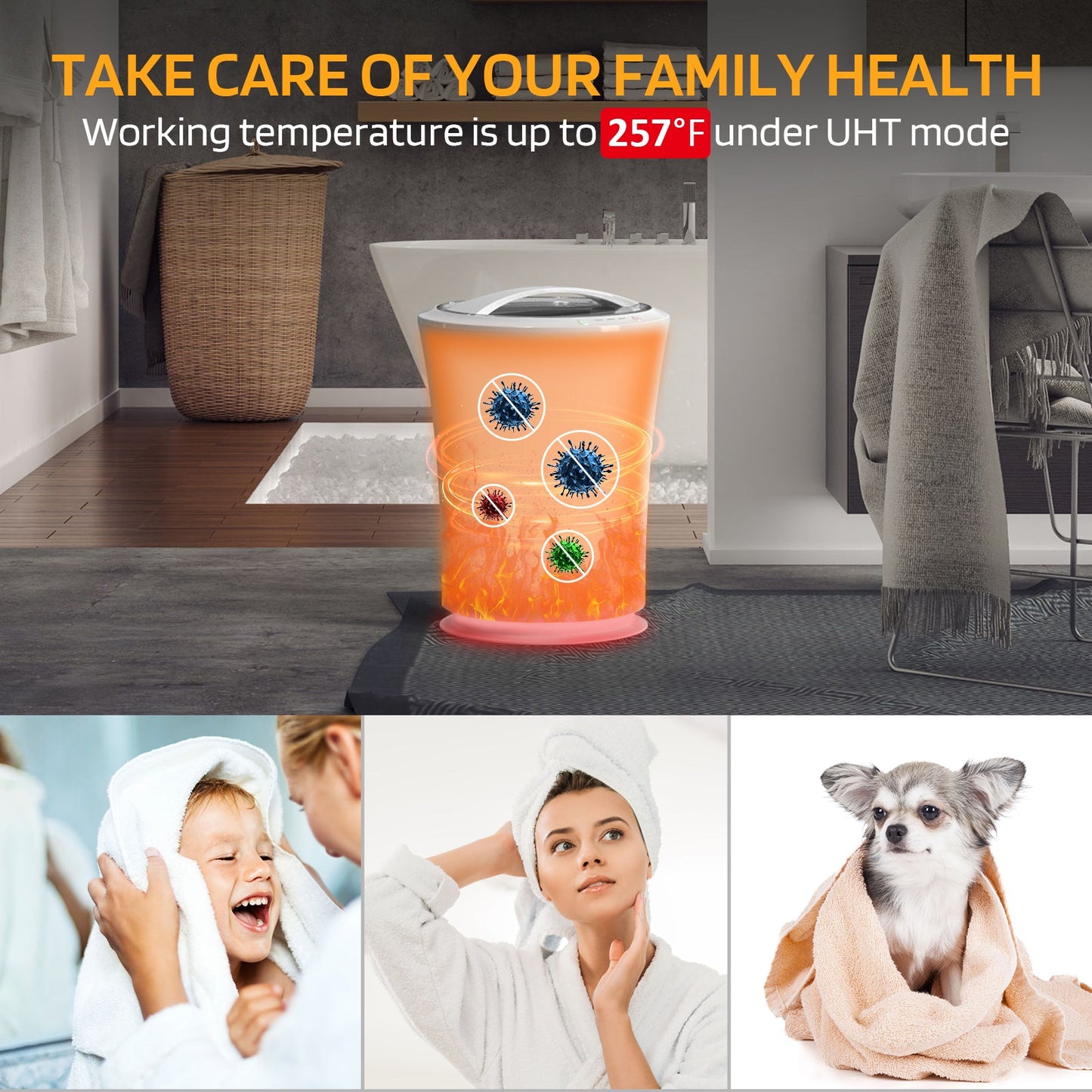【Test】 iSnug Towel Warmer, 5.3 Gal Heating Bucket for Bathrobe, Blanket