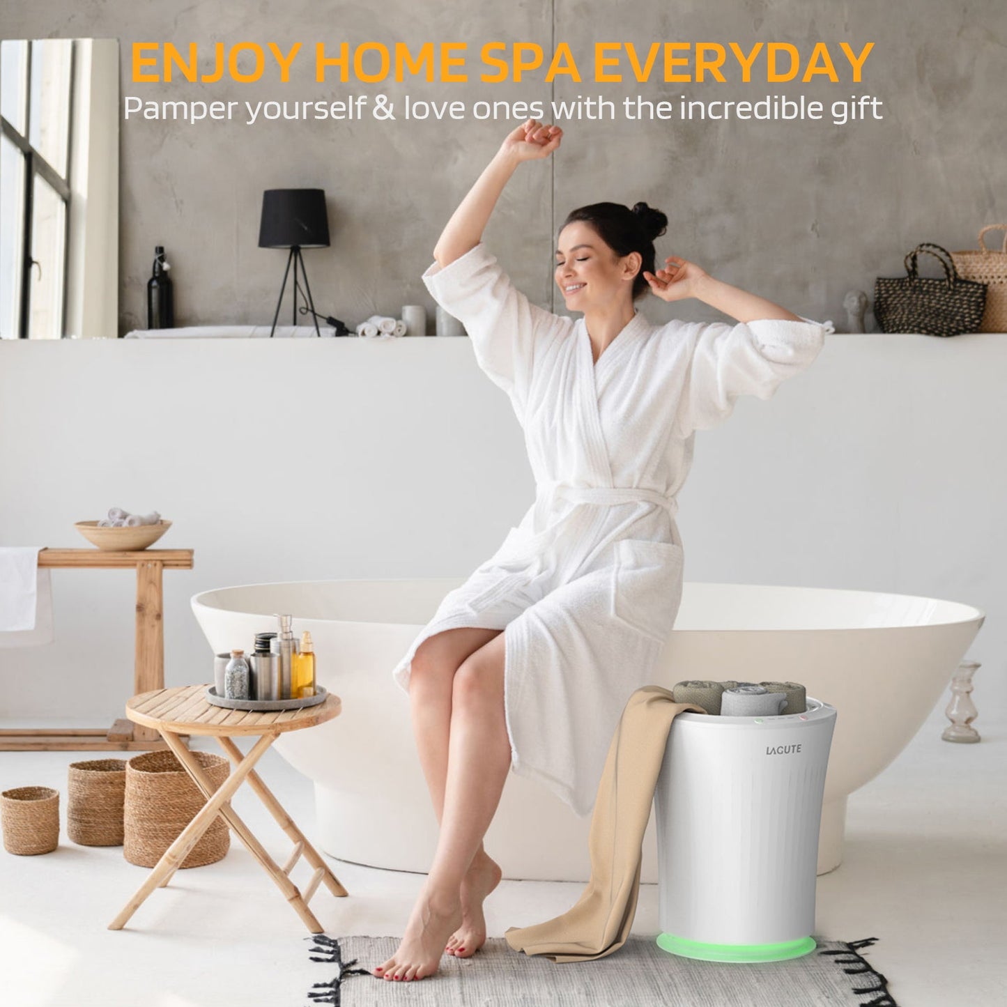 【Test】 iSnug Towel Warmer, 5.3 Gal Heating Bucket for Bathrobe, Blanket