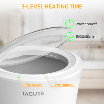 Lagute iSnug Towel Warmer, 5.3 Gal Heating Bucket for Bathrobe, Blanket