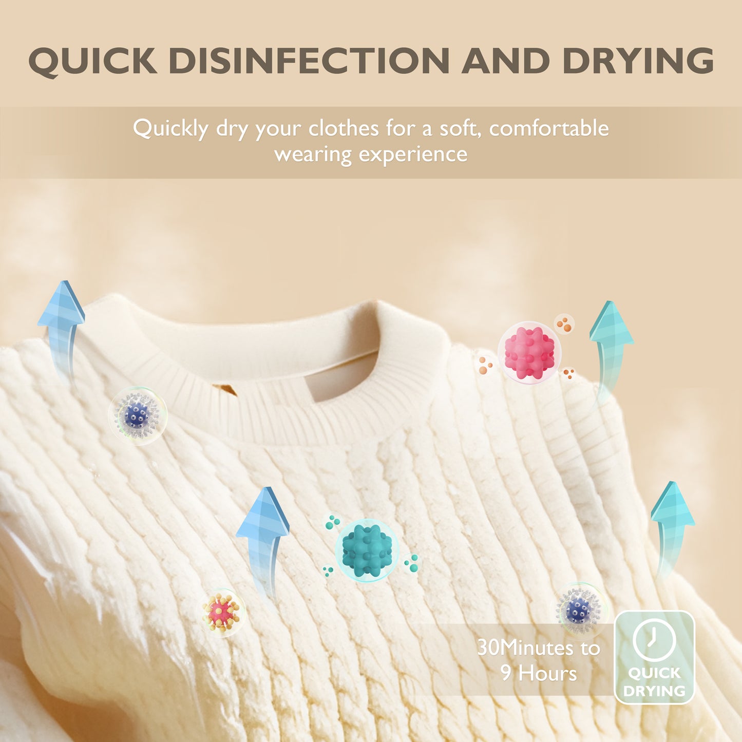 Lagute Compact Mini Electric Laundry Dryer and Clothes Underwear Warmer
