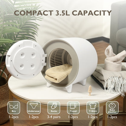 Lagute Compact Mini Electric Laundry Dryer and Clothes Underwear Warmer