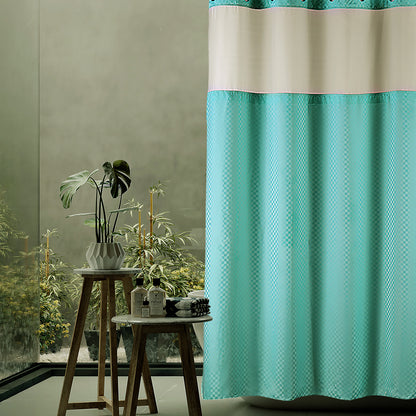 Snaphook TrueColor Hookless Shower Curtain, Turquoise