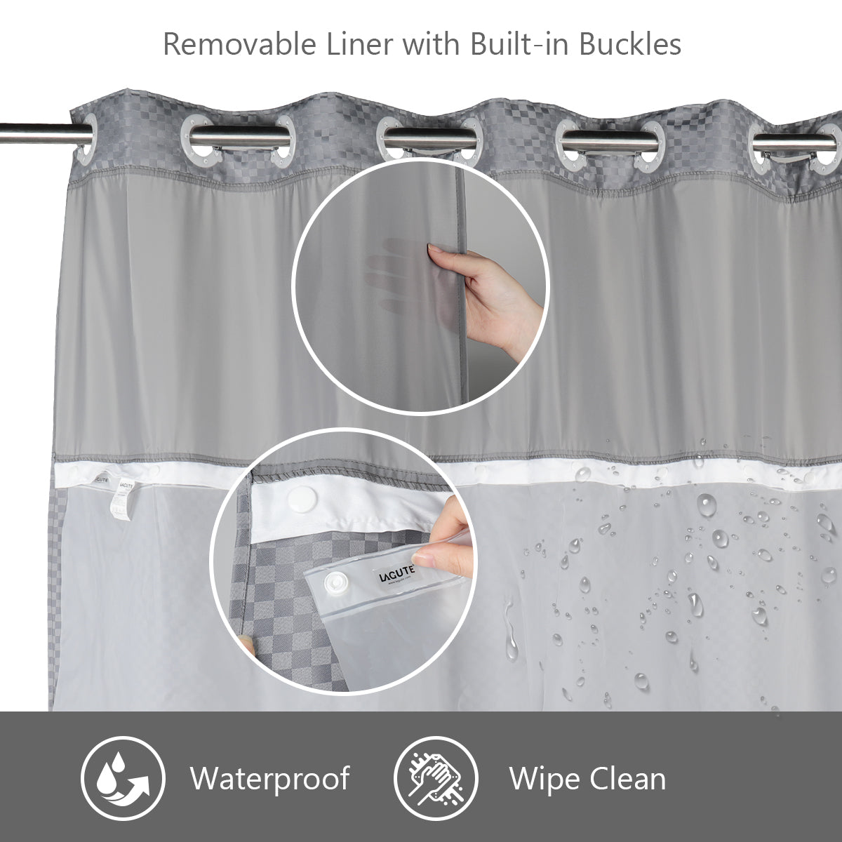 Lagute-Hookless-Shower-Curtain-Grey-Color-6