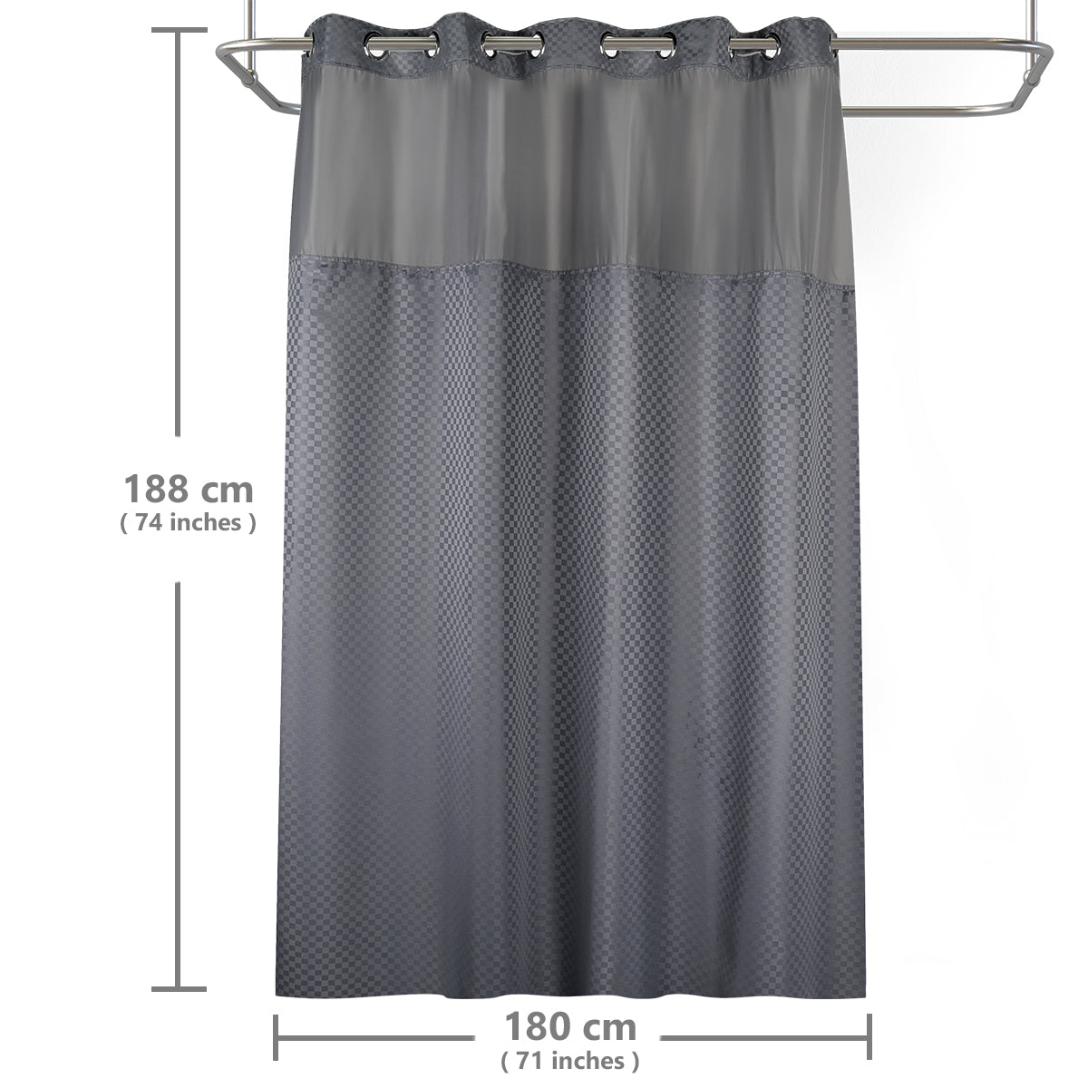 Lagute-Hookless-Shower-Curtain-Grey-Color-7
