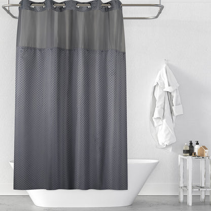 Lagute-Hookless-Shower-Curtain-Grey-Color-8