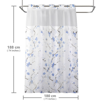 Lagute-Hookless-Shower-Curtain-Blue-Blossom-6