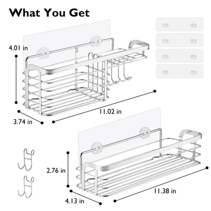 Solide 2-Pack Shower Caddy